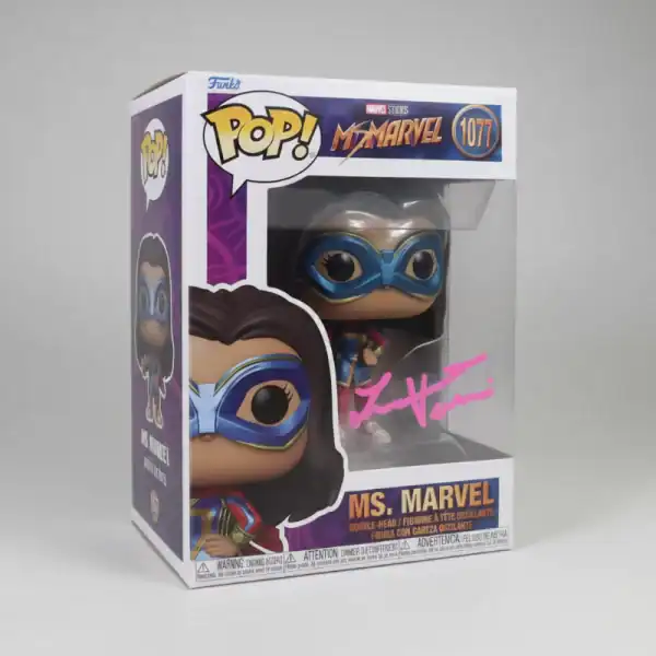 Funko Pop! Ms.Marvel #1077 Autografiado